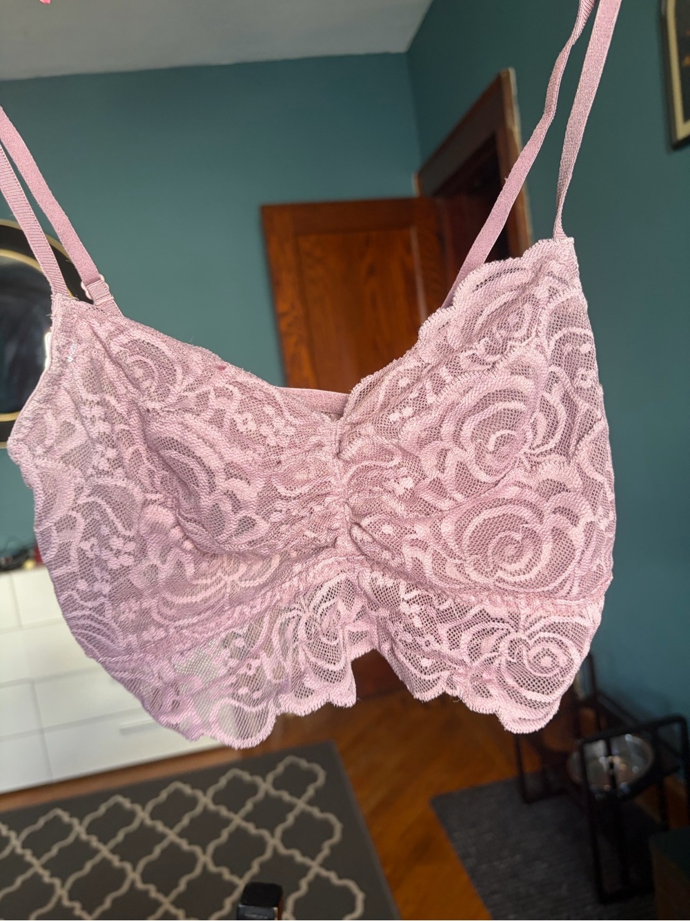 Lace Bralette - Dusty Rose